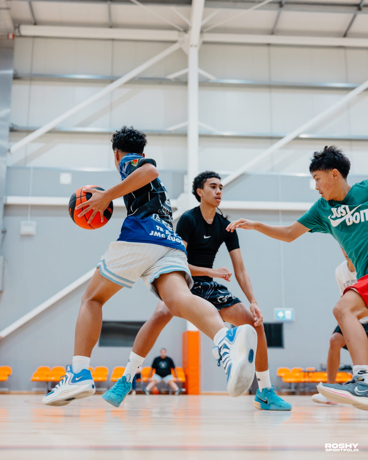 Hoop33 Academy players competing in a small-sided game
