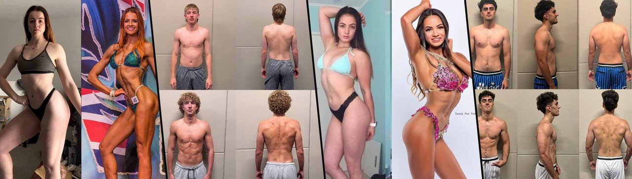 Four Hoop33 member transformations, each shown as a before and after comparison