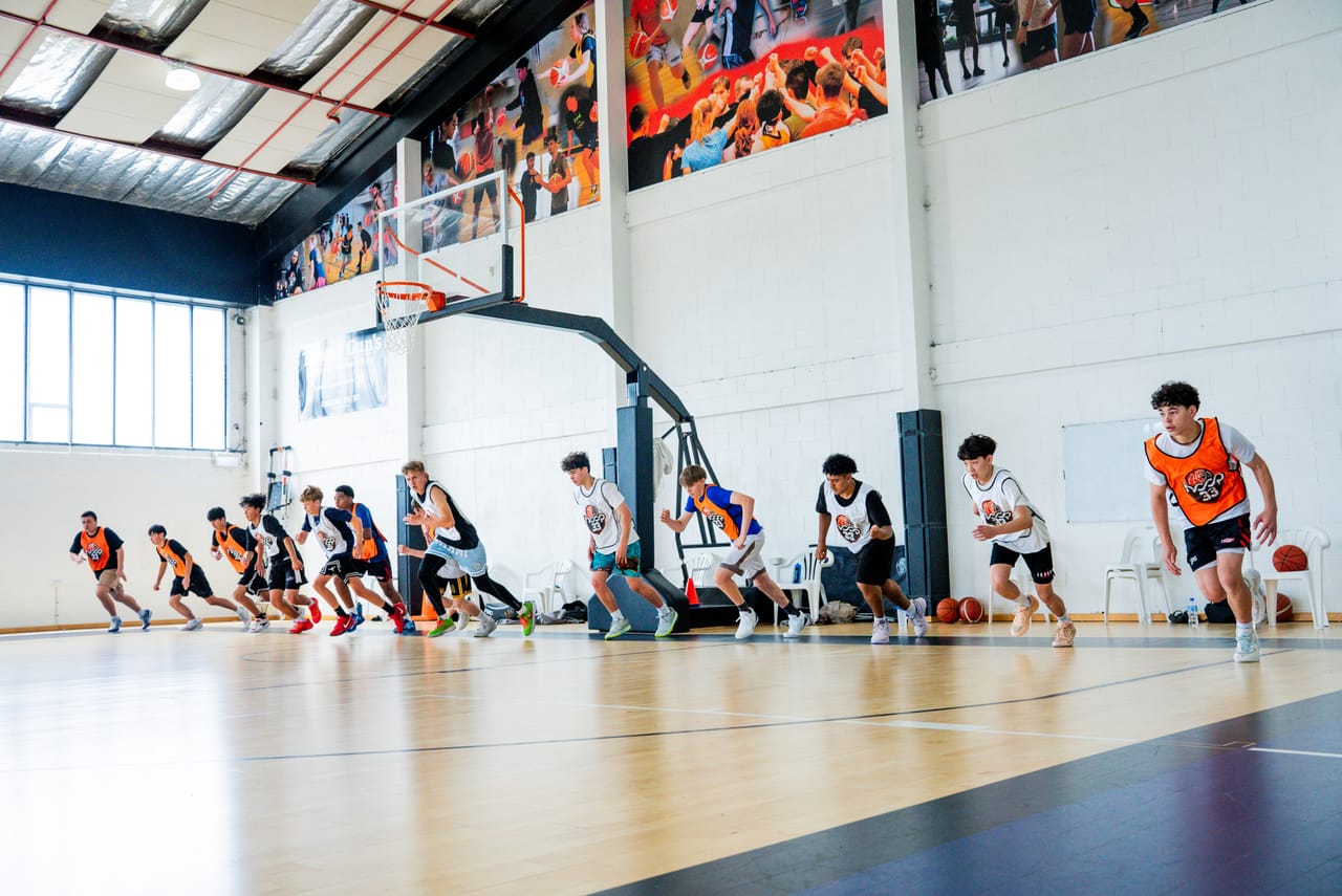 The Hoop33 US Tour squad training together in the United States